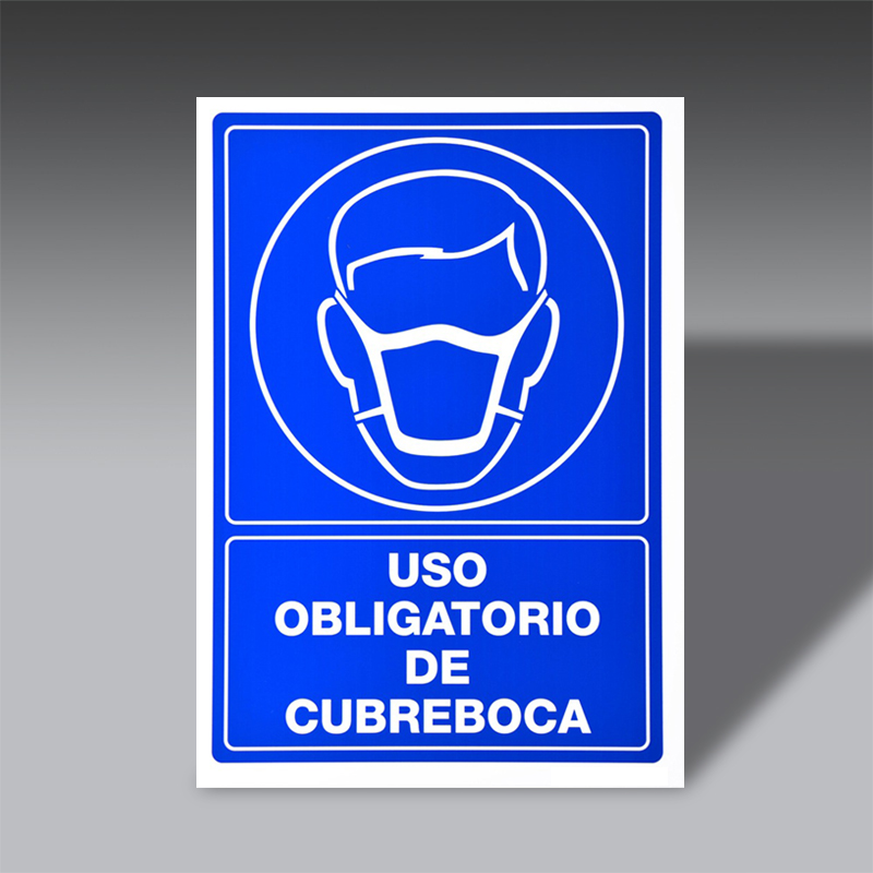 letreros obligacion para la seguridad industrial LO CU BO letreros obligacion de seguridad industrial modelo LO CU BO